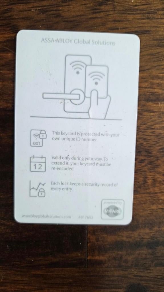 Hotel sleutelkaart 450 stuks  Assa Abloy RFID kaarten, Ophalen of Verzenden, Nieuw