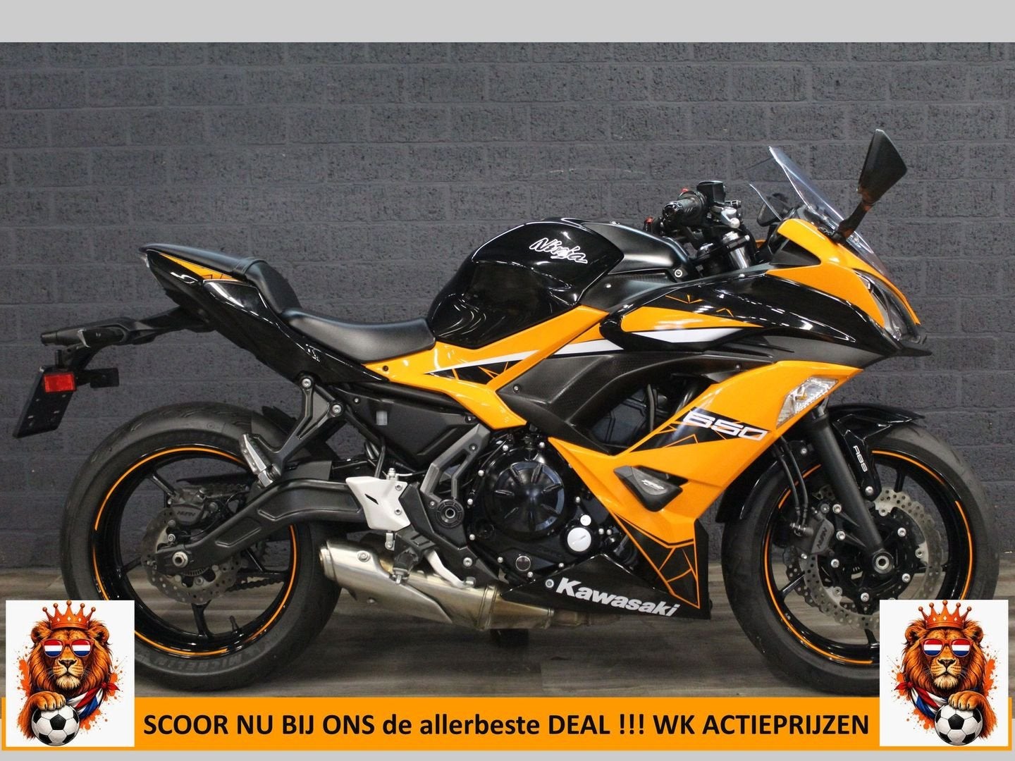 KAWASAKI NINJA 650 (bj 2019) 28dkm Orange is the new Black, Motoren, 4 cilinders, 649 cc, Bedrijf, Onbekend