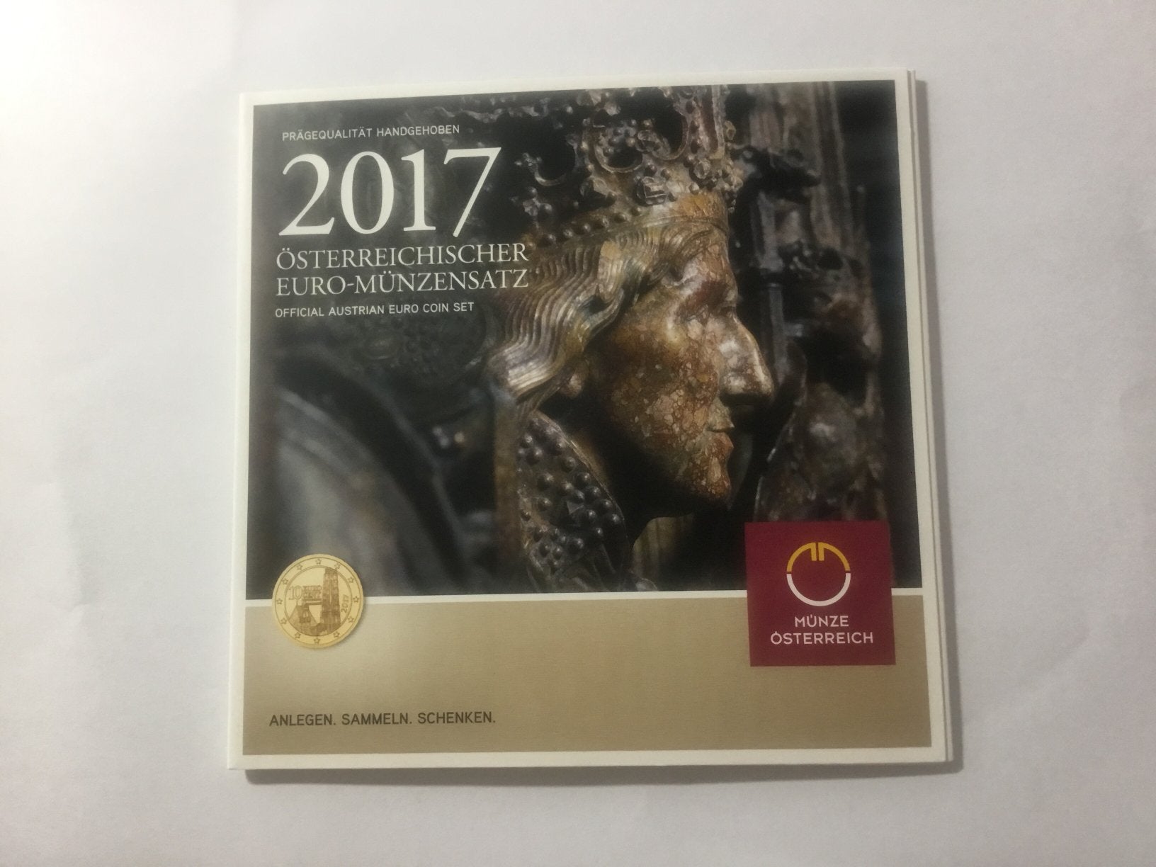 SETJE OOSTENRIJK BU 2017,, Postzegels en Munten, Munten | Europa | Euromunten, Ophalen of Verzenden, Oostenrijk, Overige waardes
