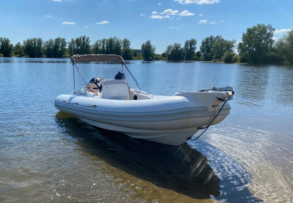 AGA Marine 540 Rib met 115 pk Mercury EFI + trailer, Watersport en Boten, Rubberboten, Zo goed als nieuw, Benzine, Mercury, Overige materialen
