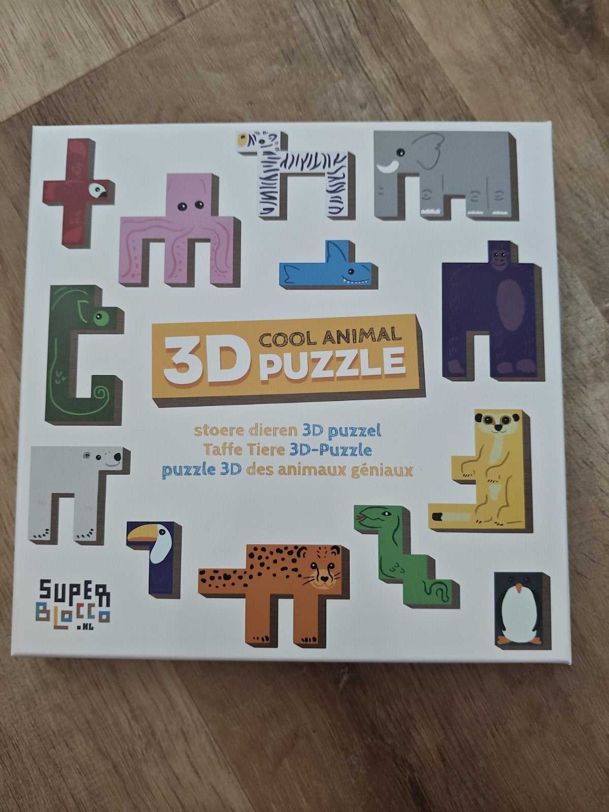 3d puzzel, superblocco, 2 tot 4 jaar, 10 tot 50 stukjes, Nieuw, Ophalen of Verzenden