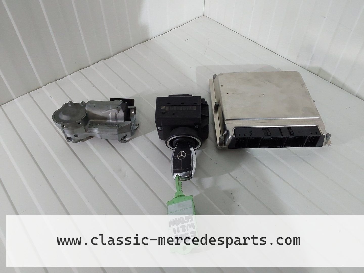 Contactslot set met ECU Mercedes E-klasse W211 E500, Gebruikt, -, Ophalen of Verzenden, -