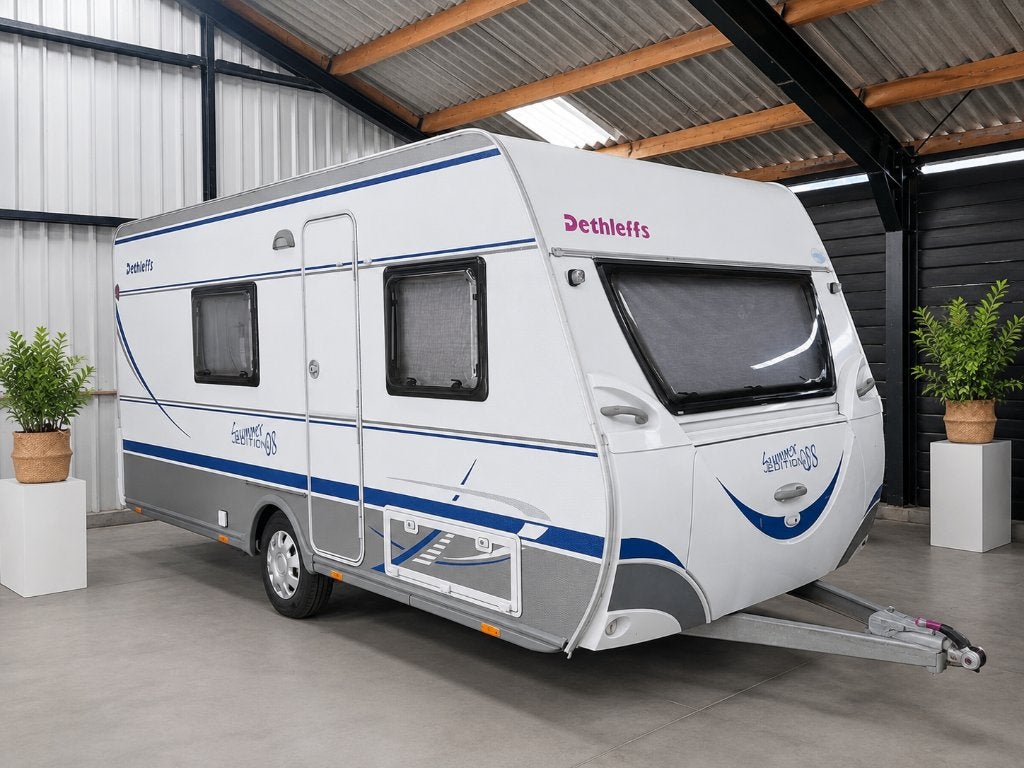 Dethleffs Summer Edition 2008  Zeer netjes & compleet, Caravans en Kamperen, Rondzit, Ringverwarming, Tot en met 4, 1000 - 1250 kg