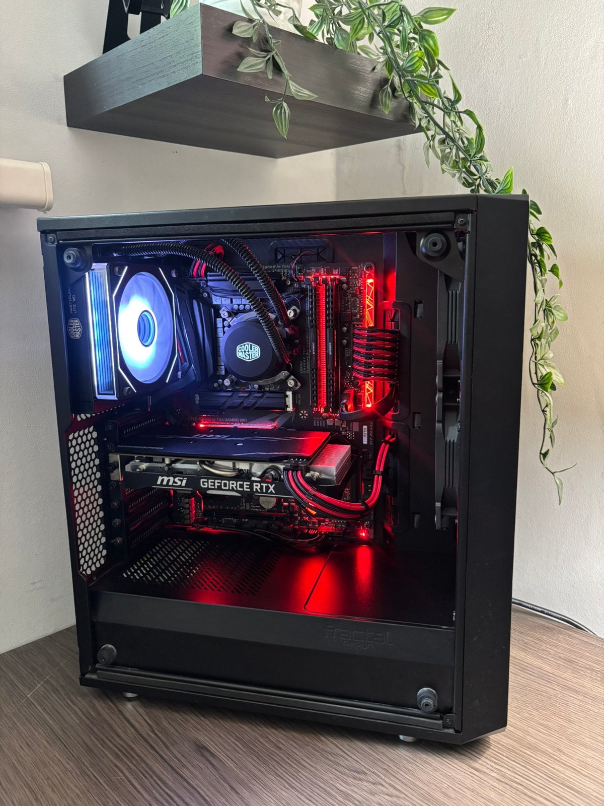 Watergekoelde gaming pc - Fractal design, Computers en Software, Ophalen of Verzenden, Zo goed als nieuw, Gaming, SSD