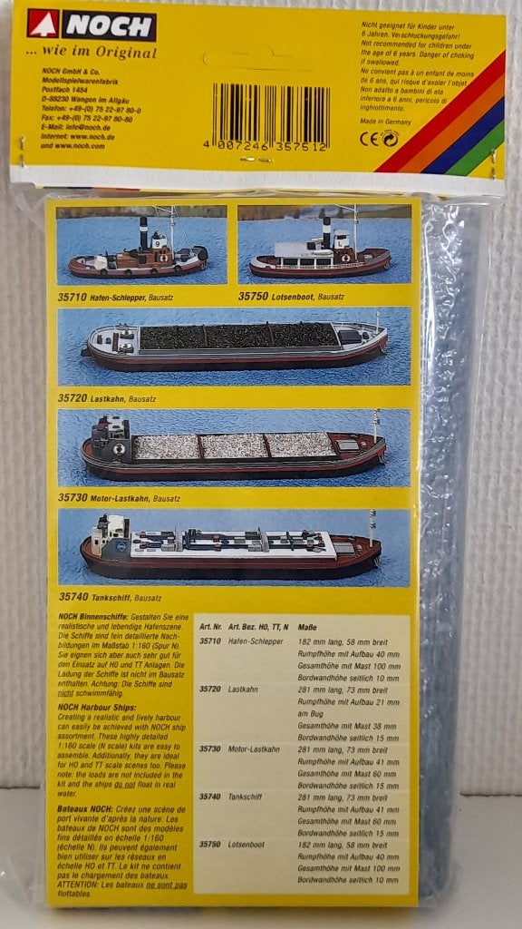 NOCH H0/TT/N(35751)HAVENSLEPER+WATERFOLIE(OVP)NIEUW, Overige merken, Natuur, Gelijkstroom of Wisselstroom, Nieuw