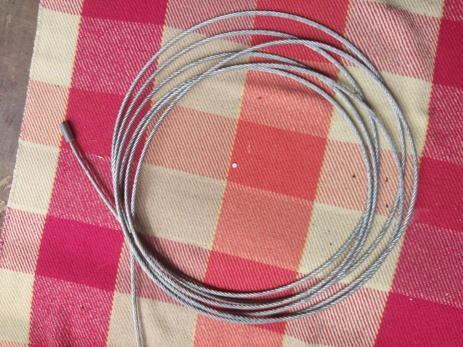 staalkabel 5mm en 6 meter lang, Ophalen