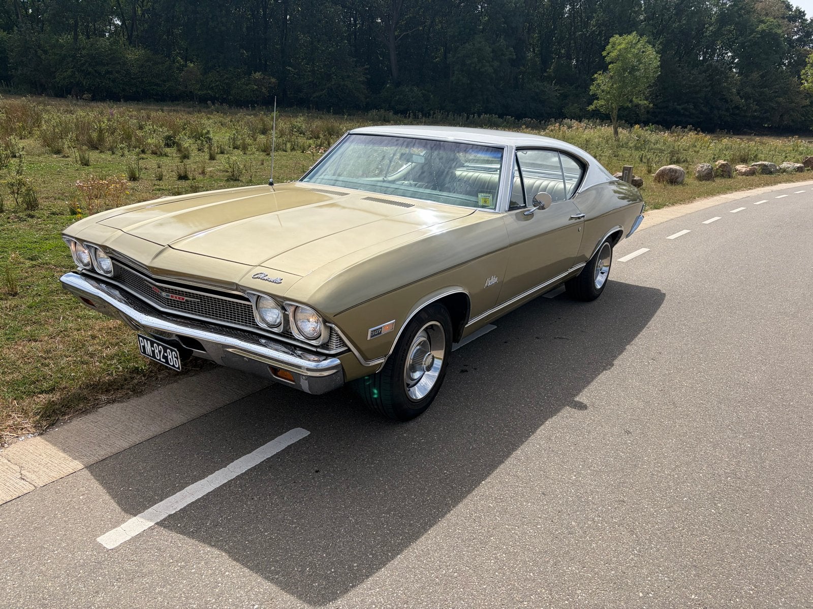 Chevrolet Chevelle Malibu 1968, Auto's, 202 pk, Bruin, 4944 cc, Geïmporteerd