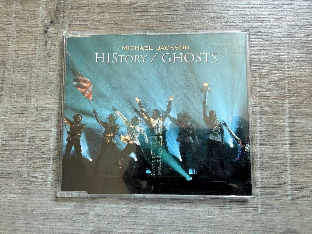 CD Single Michael Jackson History / Ghosts, Ophalen of Verzenden, Zo goed als nieuw, Single