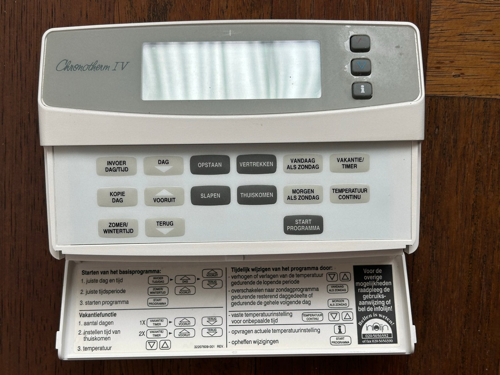 Chronotherm IV Thermostaat honeywell - Gebruikt, Ophalen of Verzenden, Slimme thermostaat, Gebruikt