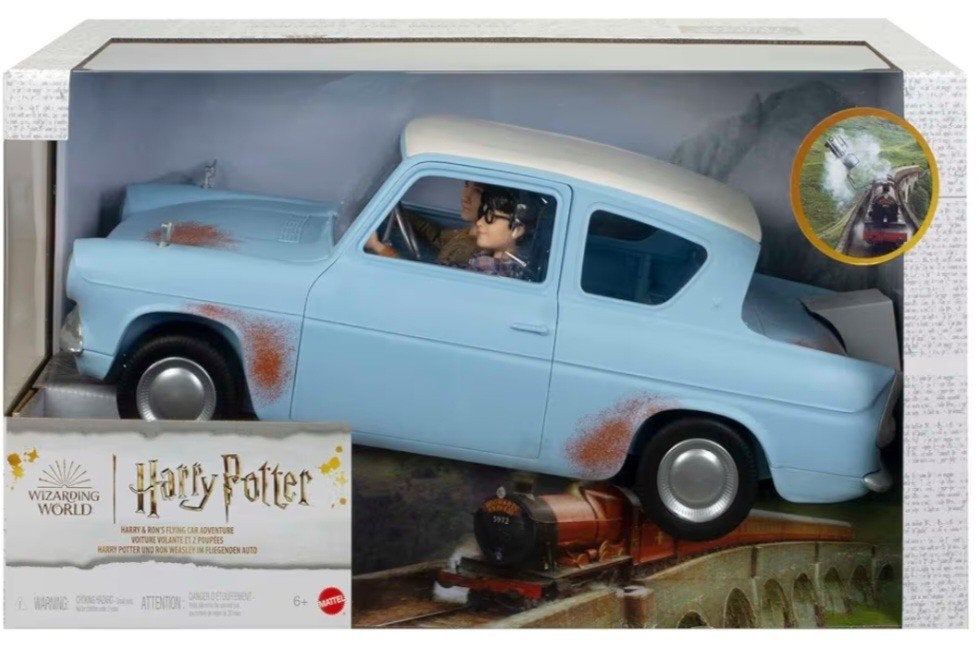 Harry en Ron in de vliegende auto (Nijmegen oost), Ophalen of Verzenden, Nieuw, Replica