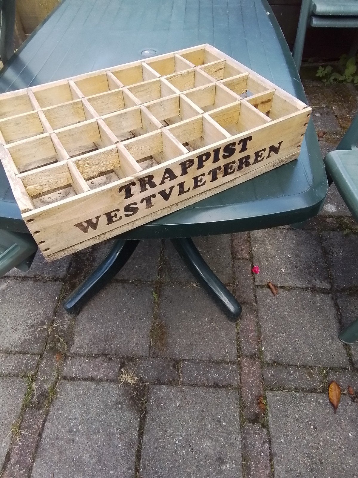 Authentieke Trappist Westvleteren houten krat, Gebruikt, 50 tot 100 cm, Ophalen of Verzenden, 50 tot 75 cm