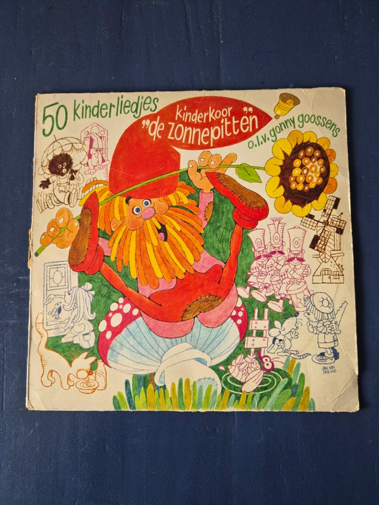50 Kinderliedjes - Kinderkoor De Zonnepitten - Vinyl Plaat, Ophalen of Verzenden, Gebruikt