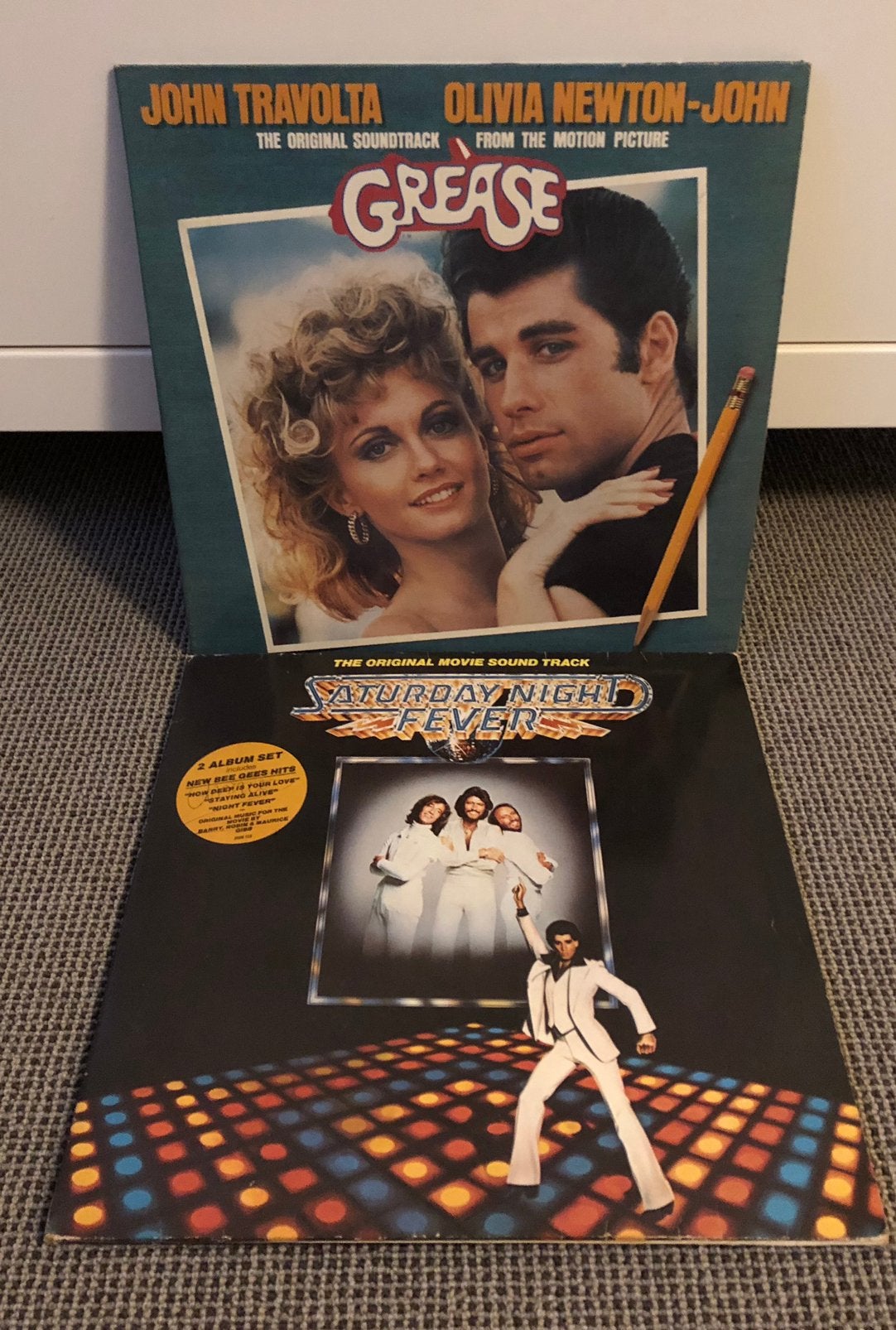Grease en Saturday Night Fever 2 dubbel lp’s, Cd's en Dvd's, Vinyl | Pop, Ophalen, LP