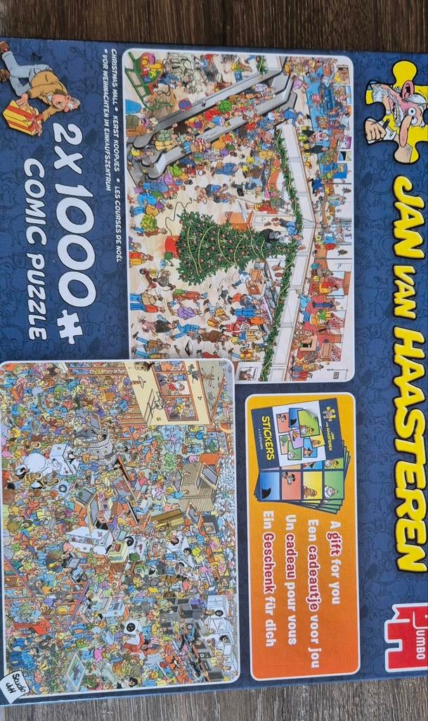 Jan van Haasteren 2x1000 stukjes Comic Puzzel, Ophalen