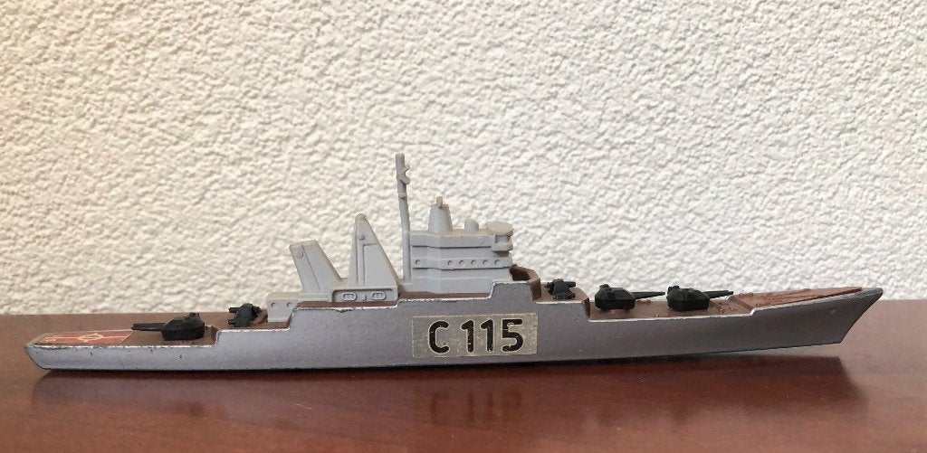 K-310 Anti Aircraft Cruiser Sea Kings Matchbox 1977, Ophalen of Verzenden, Gebruikt, Overige typen