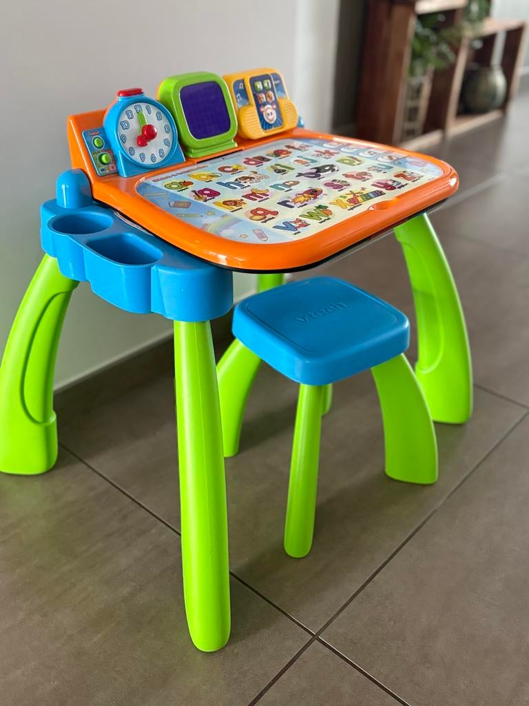 Vtech mijn magisch bureau interactief, Kinderen en Baby's, Speelgoed | Vtech, Ophalen, Zo goed als nieuw, 2 tot 4 jaar