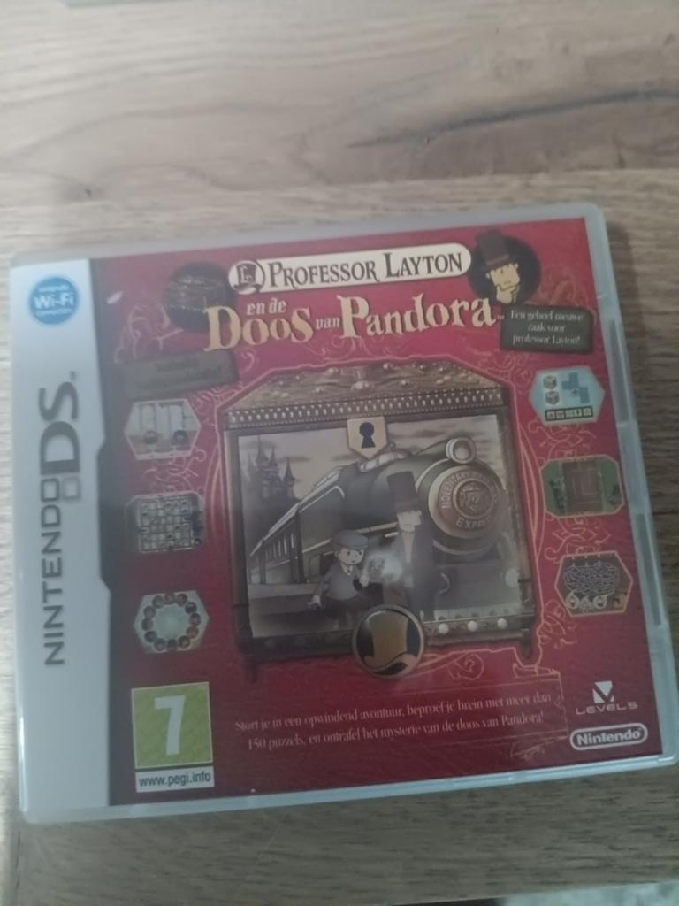 Professor Layton en de Doos van Pandora - Nintendo DS, Spelcomputers en Games, Ophalen of Verzenden
