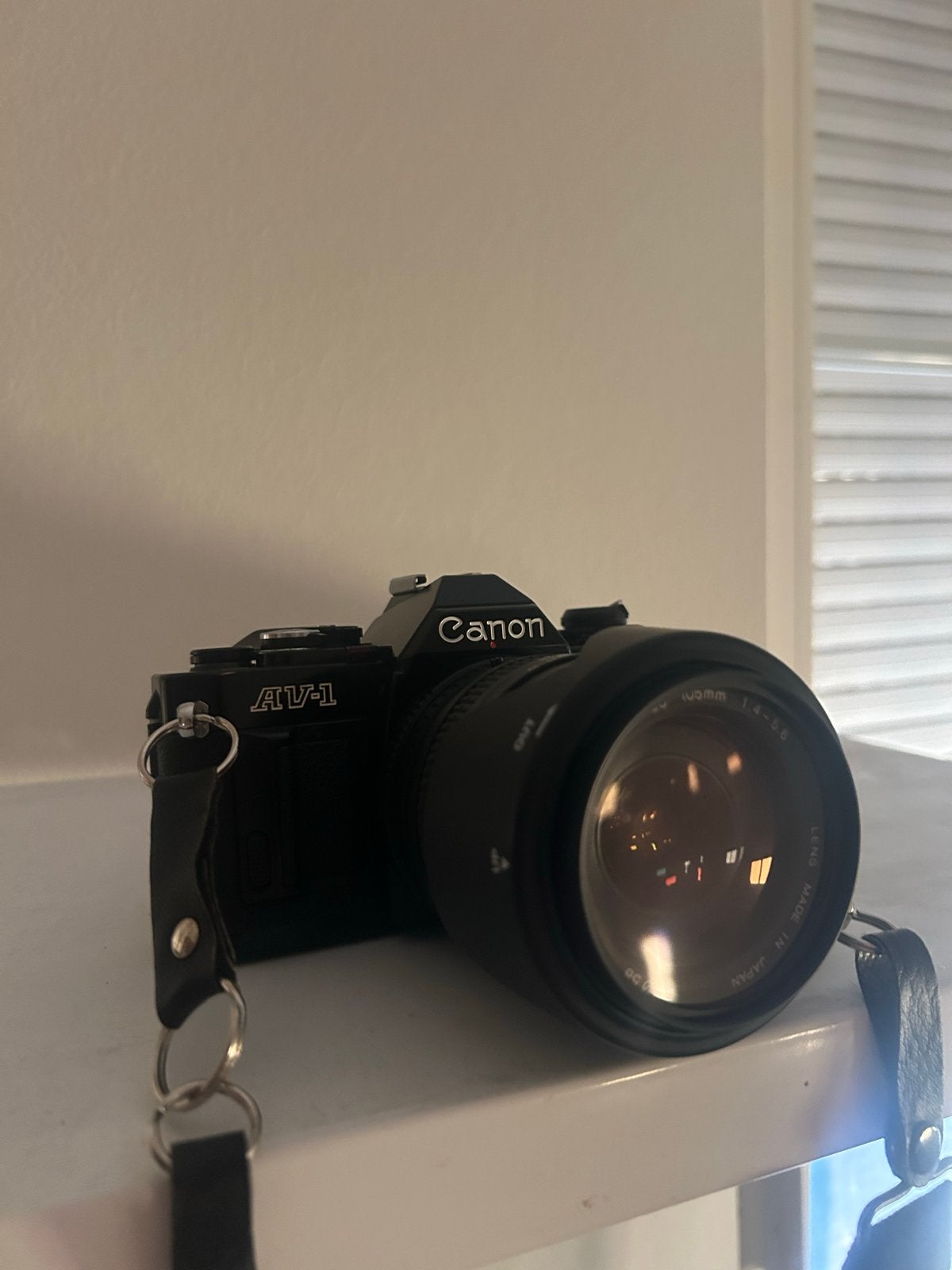 Canon AV-1 Spiegelreflexcamera met Sigma 28-105mm lens, Ophalen of Verzenden, Gebruikt, Spiegelreflex, Canon