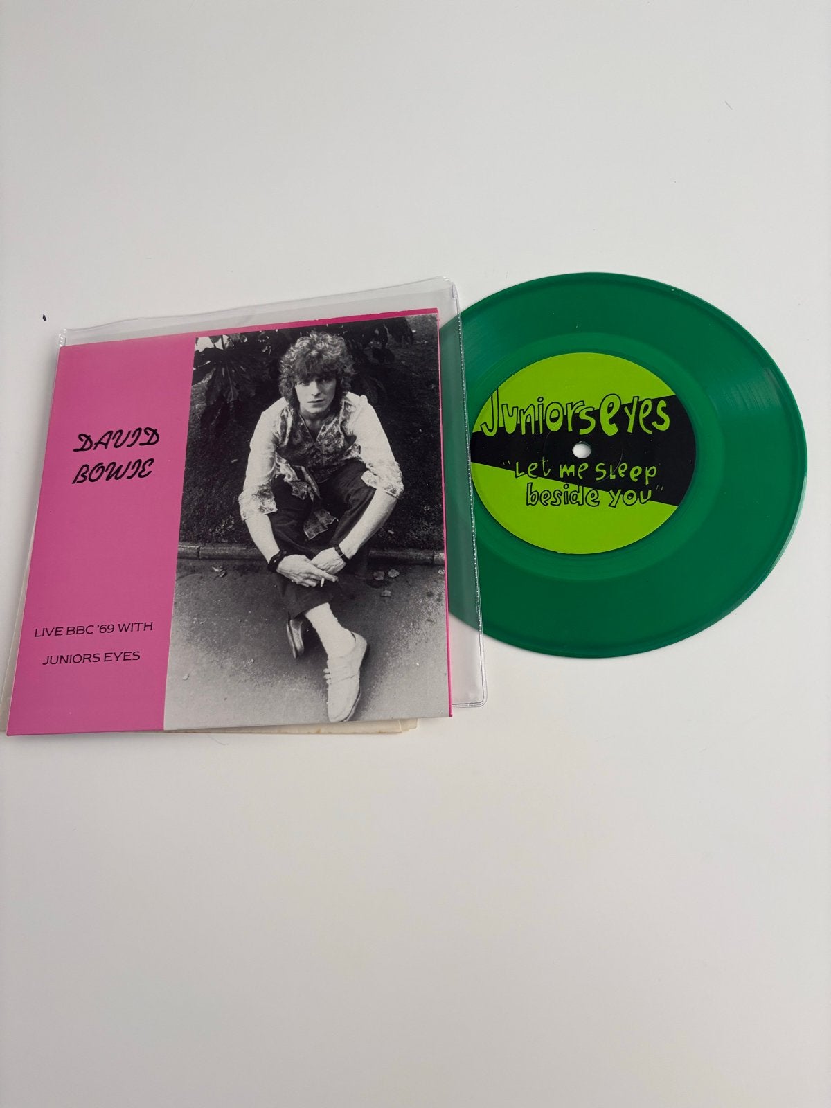 David Bowie - Live BBC '69 met Juniors Eyes (Groen Vinyl), Cd's en Dvd's, 7 inch, Single, Colored vinyl, Ophalen of Verzenden