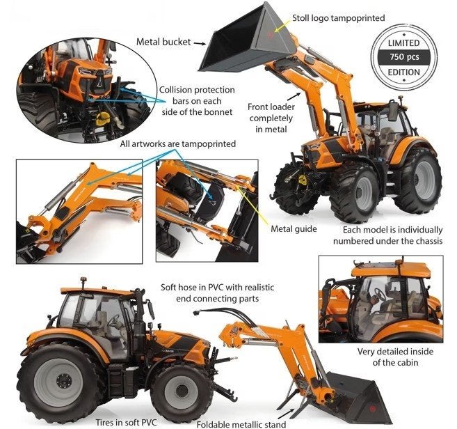 Deutz Fahr 6150.4 TTV Kommunal met Stoll FZ 47-23 Voorlader, Tractor of Landbouw, Nieuw, Ophalen of Verzenden, UH