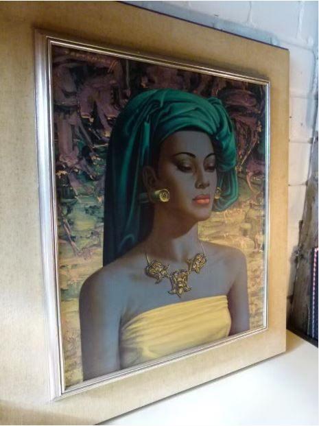 vintage Balinese Girl Tretchikoff 1ste druk, Ophalen, Huis en Inrichting