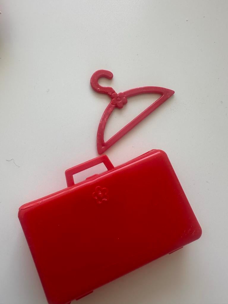 390 Mary quant daisy doll Koffer en hanger vintage barbie, Verzamelen, Poppen, Ophalen of Verzenden, Gebruikt