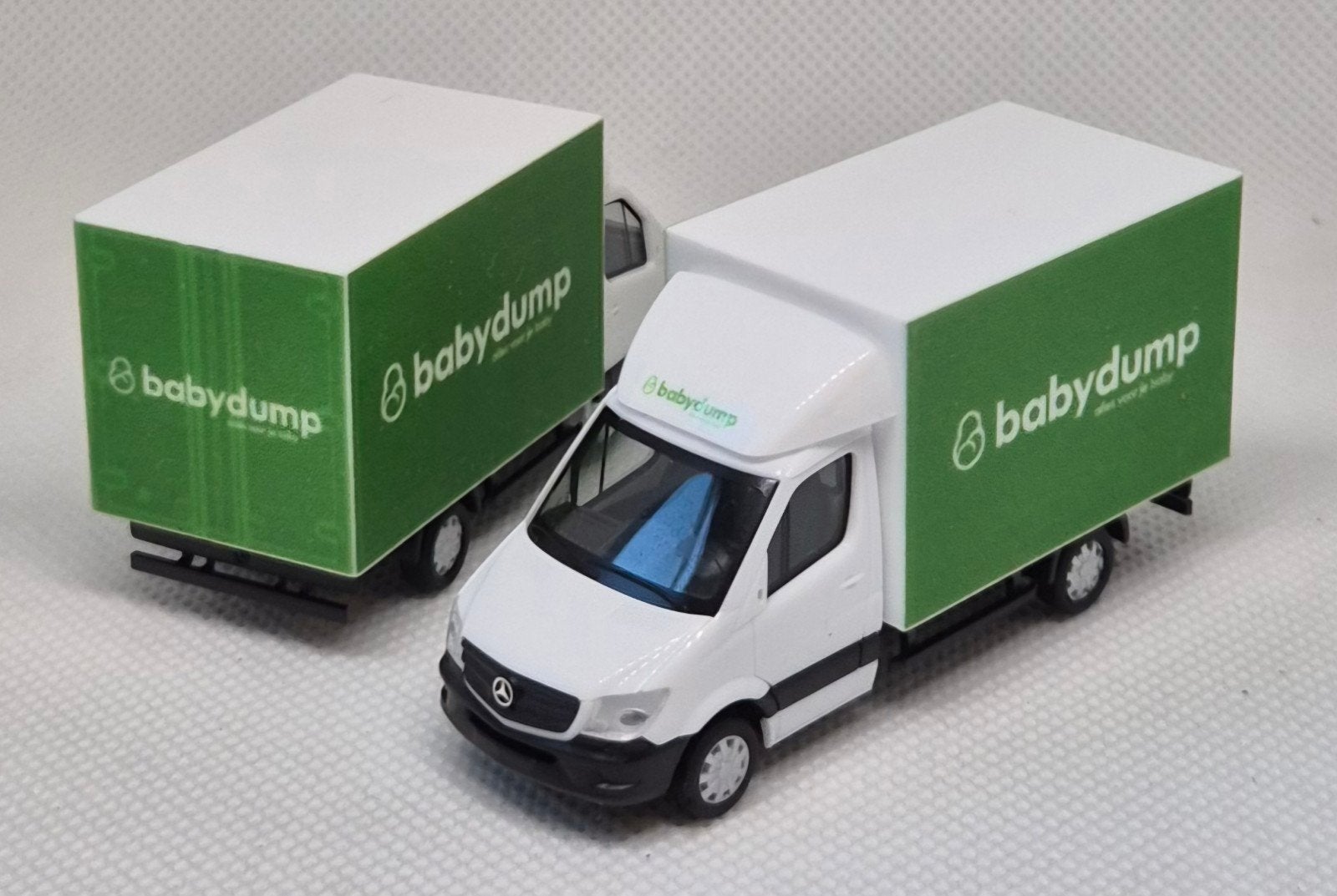 MB Sprinter Babydump Eigenbouw, Ophalen of Verzenden, Zo goed als nieuw, Auto, Herpa