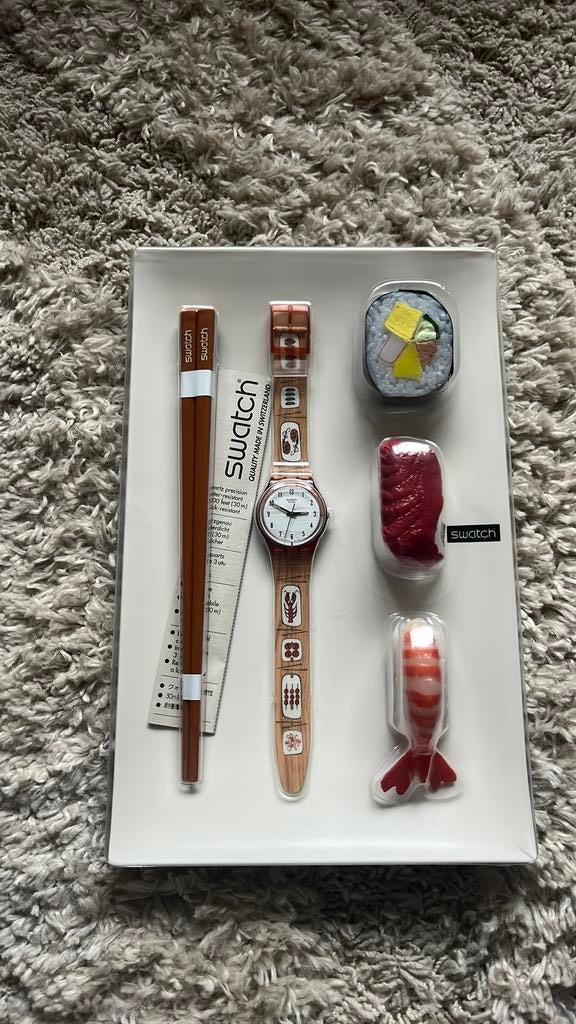 SWATCH watch - SET GF112, HORS D'OUVRE - SUSHI - 2001, Ophalen, Overige merken, Onbekend