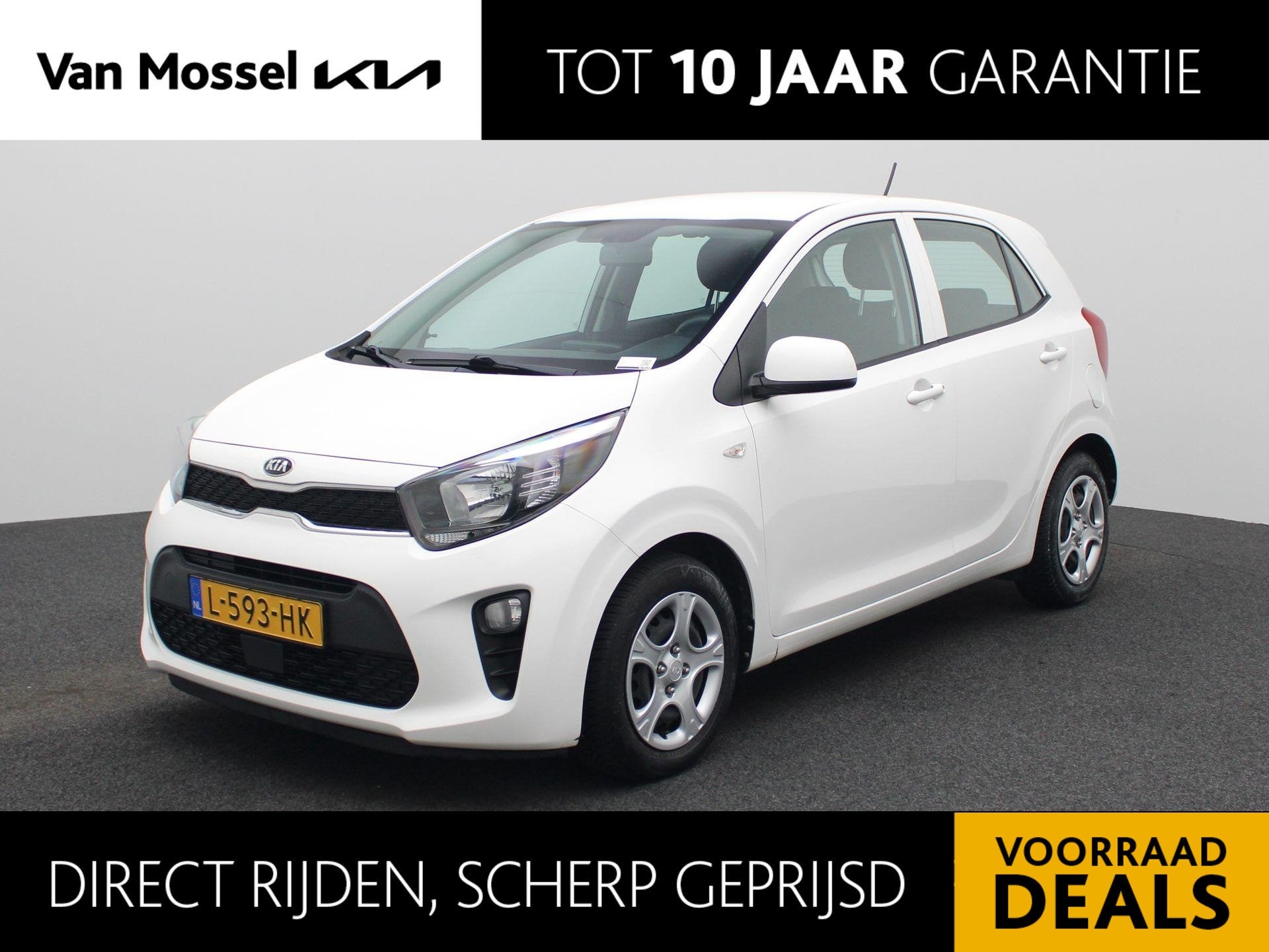 Kia Picanto 1.0 DPi ComfortLine | Airco | Cruise control | B, Auto's, Kia, 12 maanden, Gebruikt, 4 stoelen, Wit