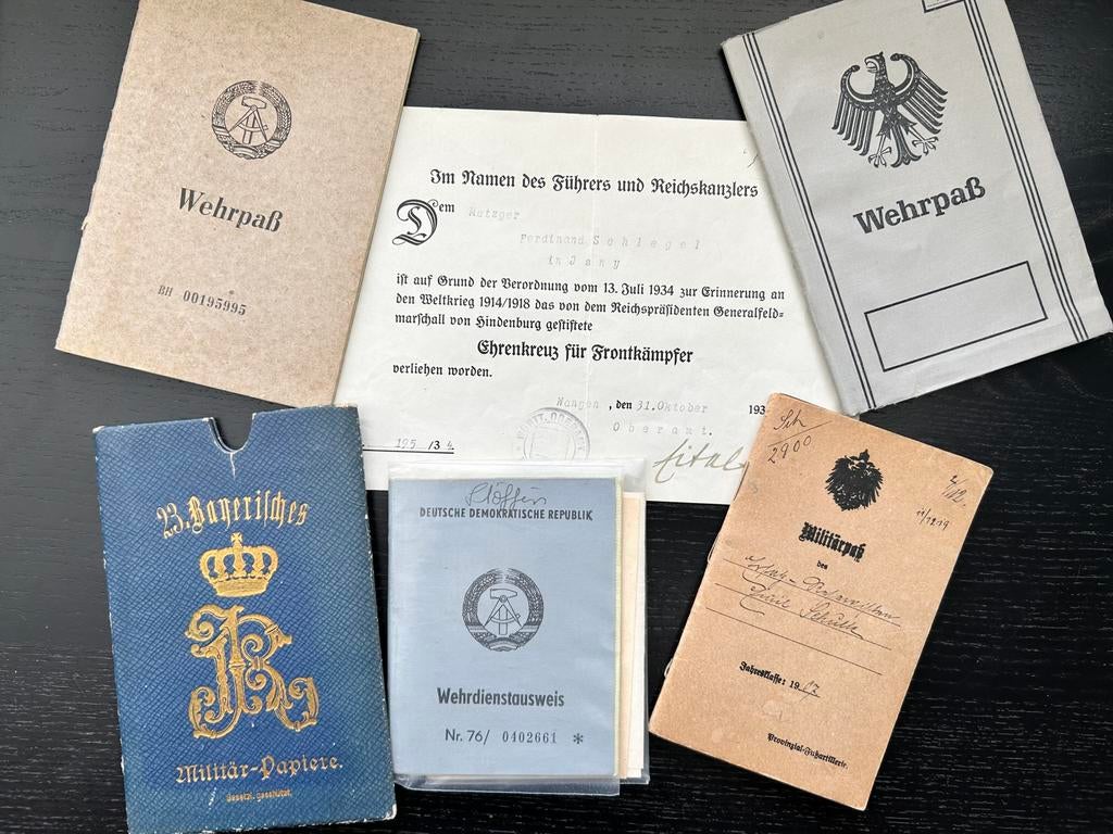 Gezocht: Wehrpassen, Soldbuch Militärpassen & soortgelijk, Verzamelen, Ophalen of Verzenden, Landmacht, Duitsland, Overige typen
