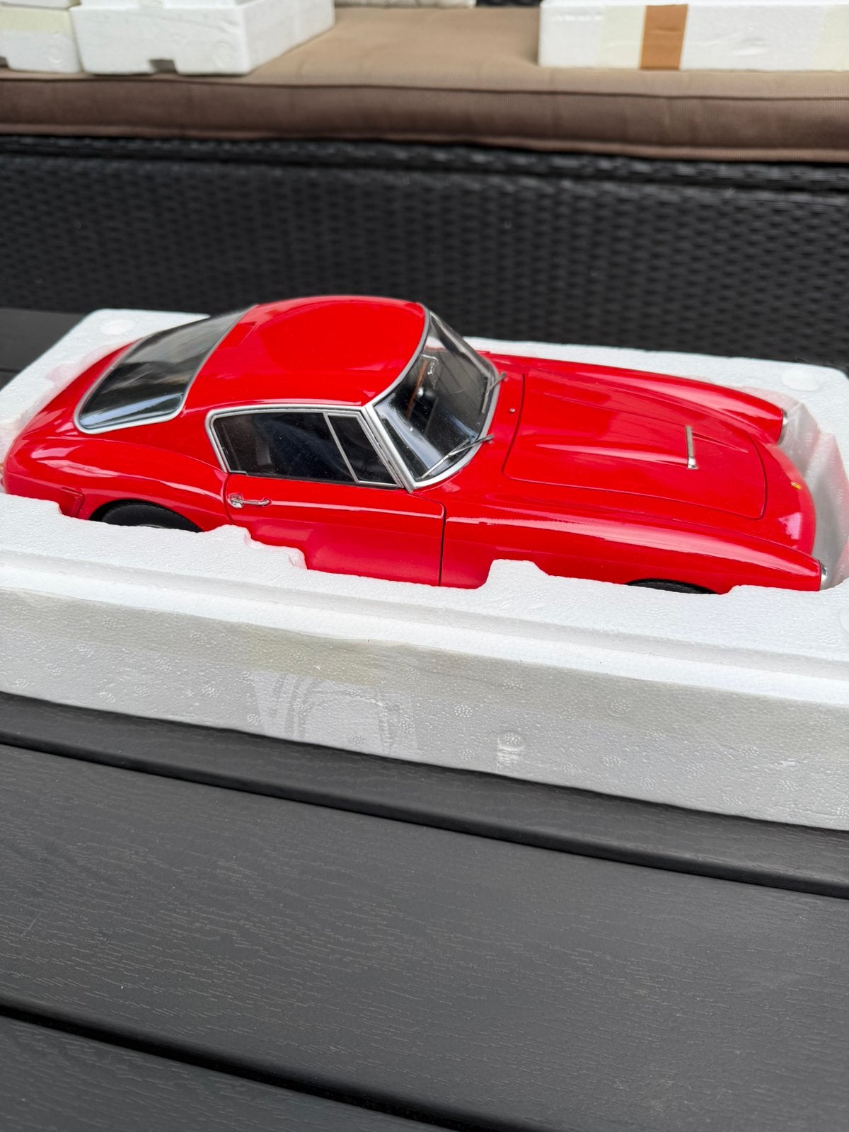 1:12 KK-scale Ferrari GT, Ophalen of Verzenden, Zo goed als nieuw, Auto