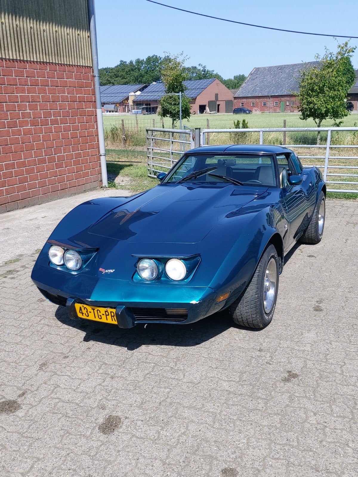 Corvette C3 met werk, Auto's, Achterwielaandrijving, Overige carrosserieën, Particulier, Beige