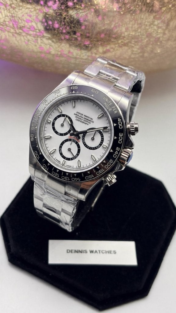 Clean Daytona Panda 126500LN 4131 2026, Niet ingevuld, Wit, Niet ingevuld, Waterdicht