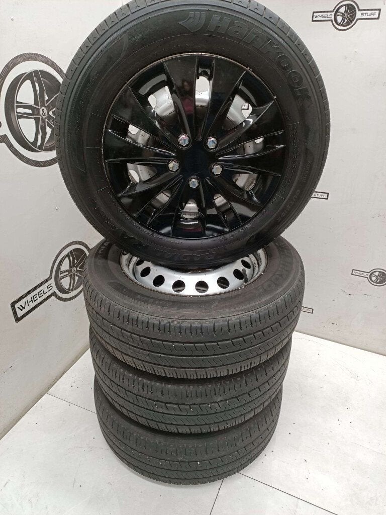 Mercedes vito staal velgen 16"inch met wieldoppen 5x112, Ophalen, Gebruikt, 16 inch, Banden en Velgen