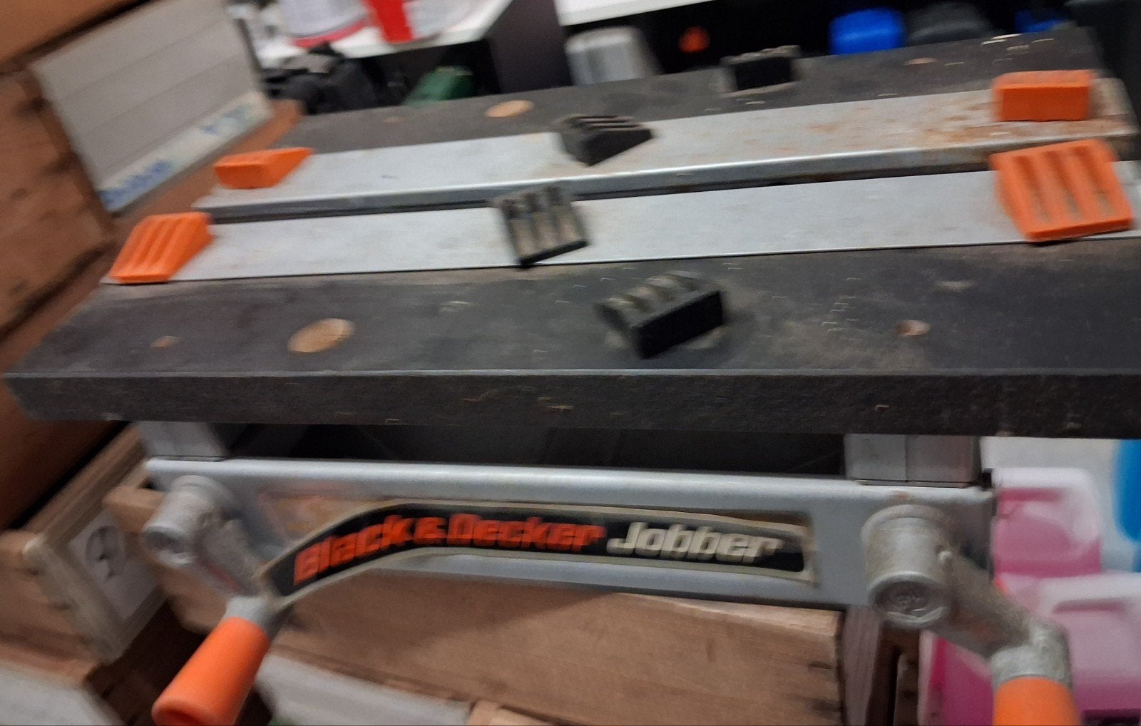 Black & Decker Jobber kleine Workmate tafelmodel, Doe-het-zelf en Verbouw, Werkbanken, Ophalen of Verzenden, Gebruikt, Minder dan 70 cm