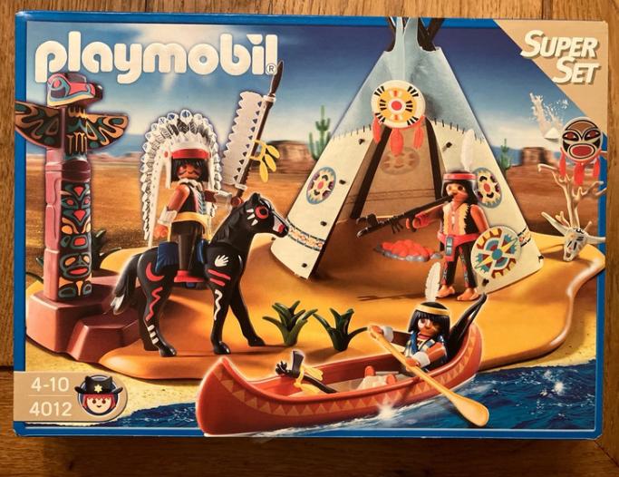 Playmobil Super Set Indianen 4012 - Complete Set, Ophalen of Verzenden, Gebruikt, Complete set