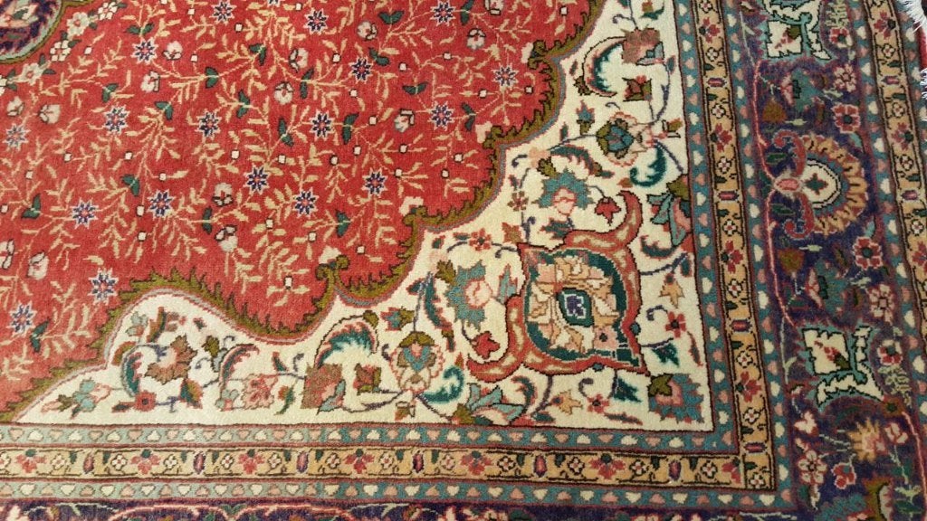 Oosters Perzisch tapijt Tabriz 350x252 Kleed/mat/50%korting, Www.simatapijten.nl, 200 cm of meer, Ophalen of Verzenden, 200 cm of meer