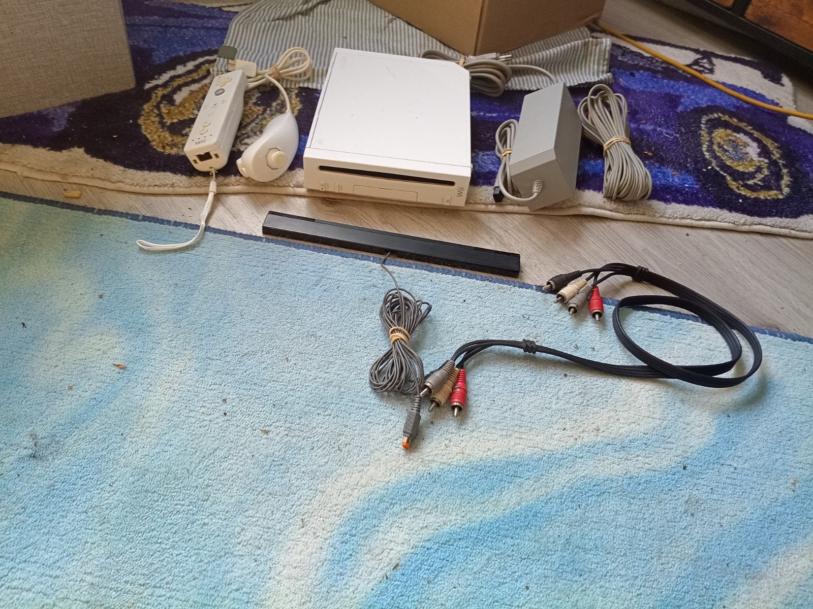 Nintendo Wii console met controller en accessoires, Spelcomputers en Games, Ophalen, Gebruikt, Met 1 controller