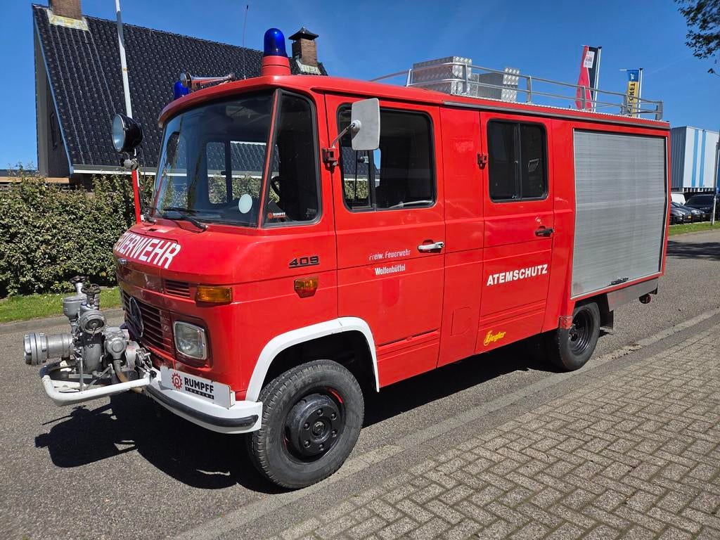 Mercedes-Benz LF 409 brandweer oldtimer, Mercedes-Benz, Handgeschakeld, 9 stoelen, 90 pk