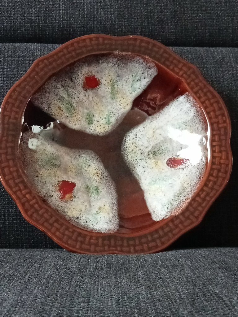 Fruitschaal, Porselein of Keramiek, Schaal, Rond, Ophalen of Verzenden