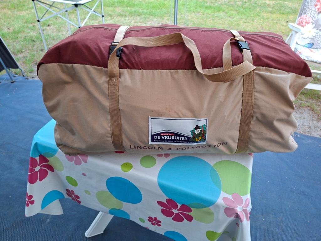 Tent  Vrijbuiter - Lincoln 4, Caravans en Kamperen, Ophalen, Zo goed als nieuw, Tot en met 4