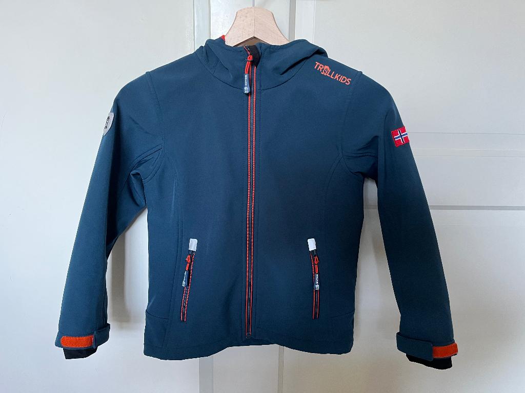 Troll kids soft shell maat 128, Ophalen, Gebruikt, Jongen of Meisje, Trollkids