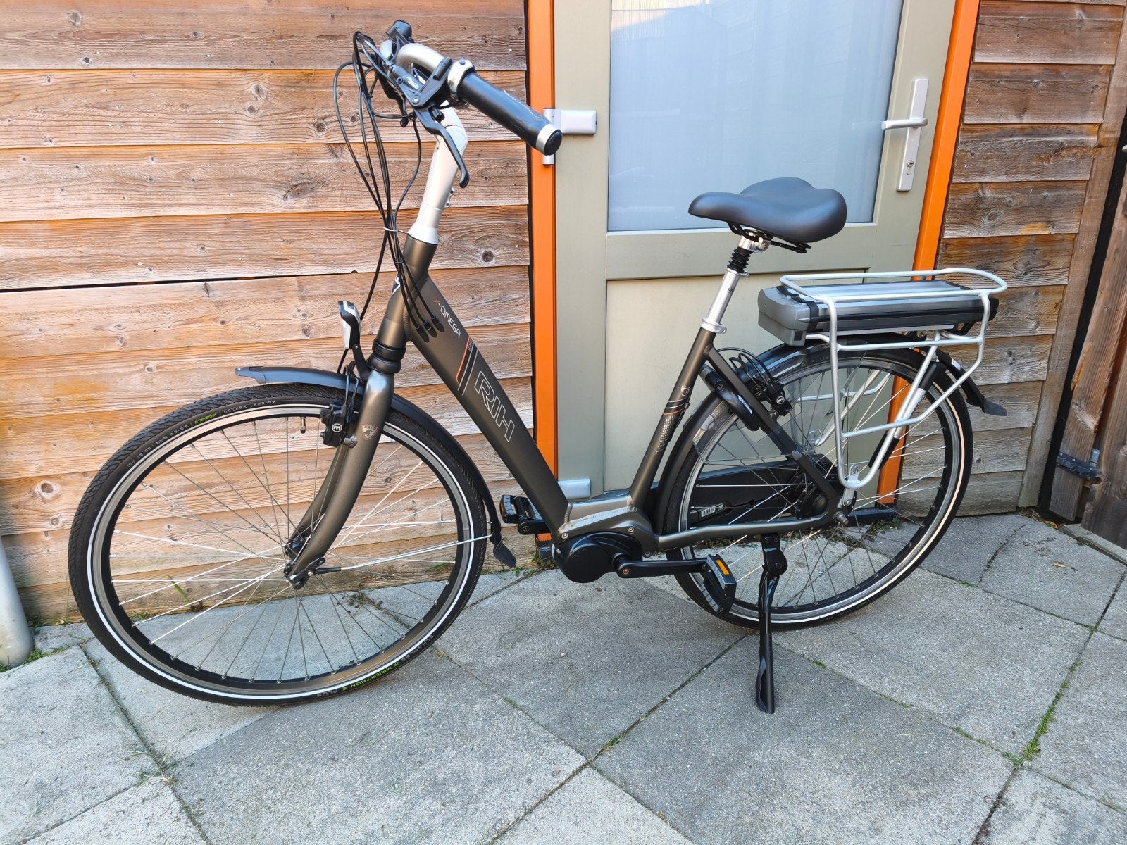 Goede RIH e bike x omega olijf groen, fiets is van 2020., Fietsen en Brommers, Elektrische fietsen, Gebruikt, 51 tot 55 cm, 50 km per accu of meer