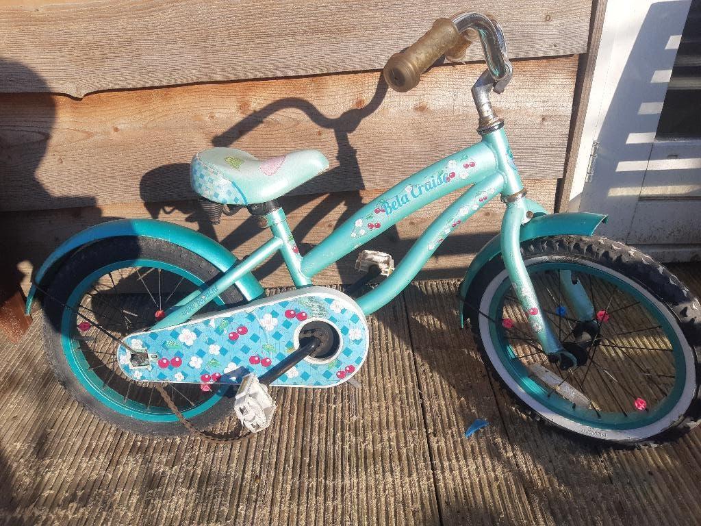 Kinderfiets met wielmaat 16 inch van Bela cruise. ., Terugtraprem, Ophalen of Verzenden, Bela Cruise, 16 tot 20 inch