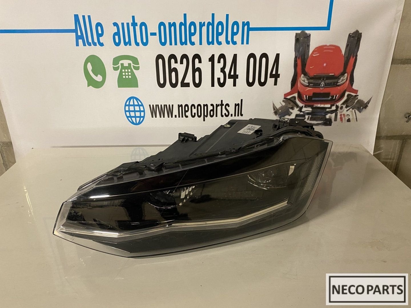 POLO 2G VOL LED KOPLAMP LINKS ORIGINEEL 2G1941035, Gebruikt, -, -, Ophalen of Verzenden