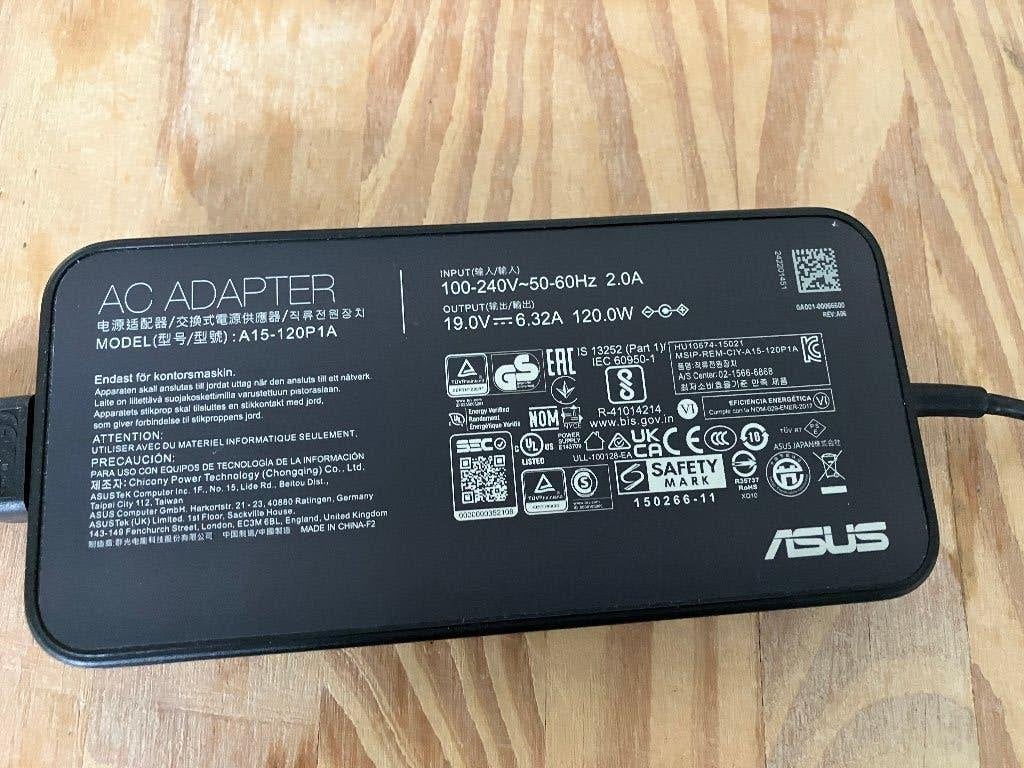 ASUS oplader 120 Watt 3,5 meter, Ophalen of Verzenden, Zo goed als nieuw, ASUS