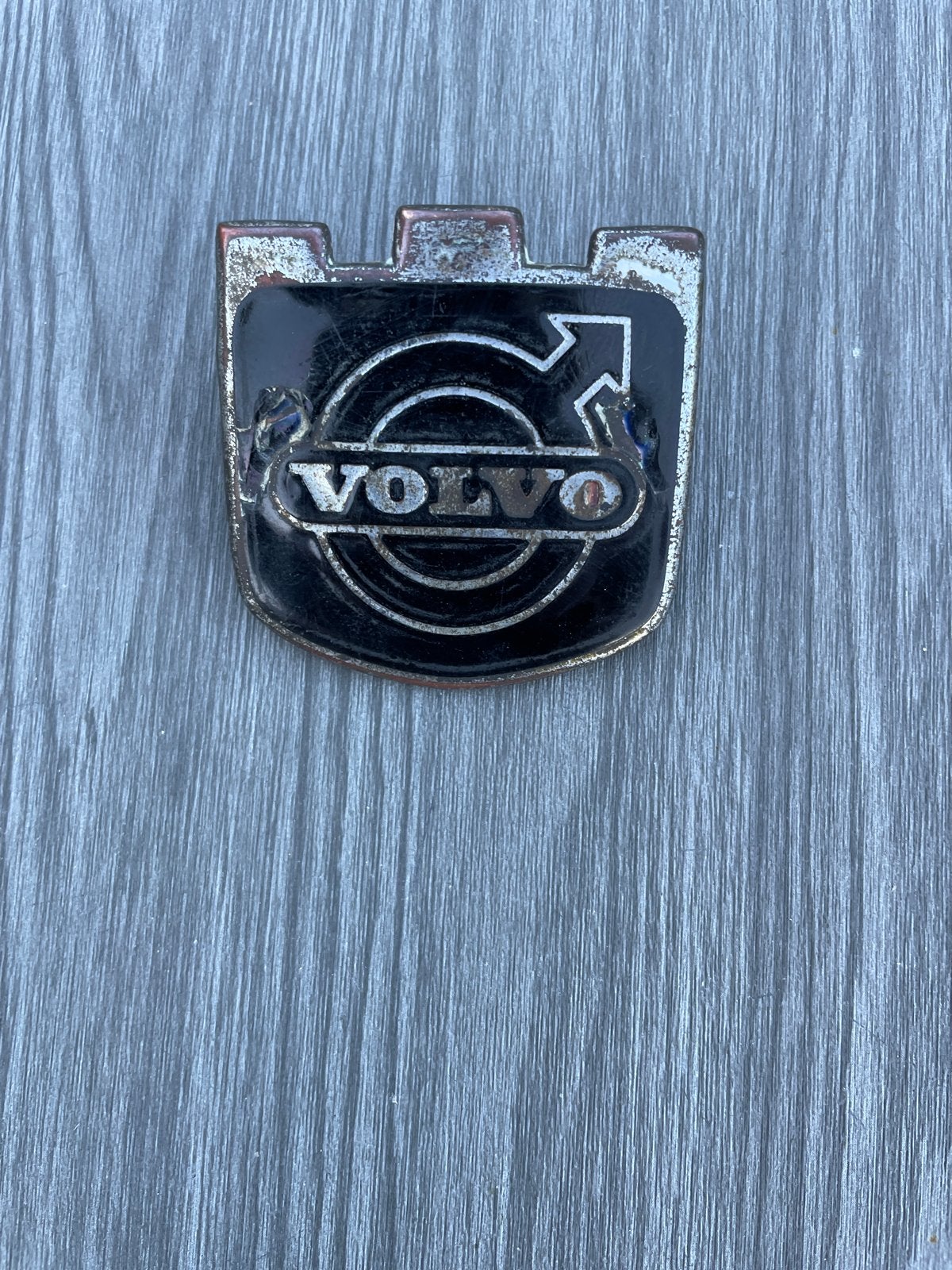 Vintage Volvo embleem - Klassiek auto-onderdeel, Ophalen of Verzenden, Gebruikt, Volvo