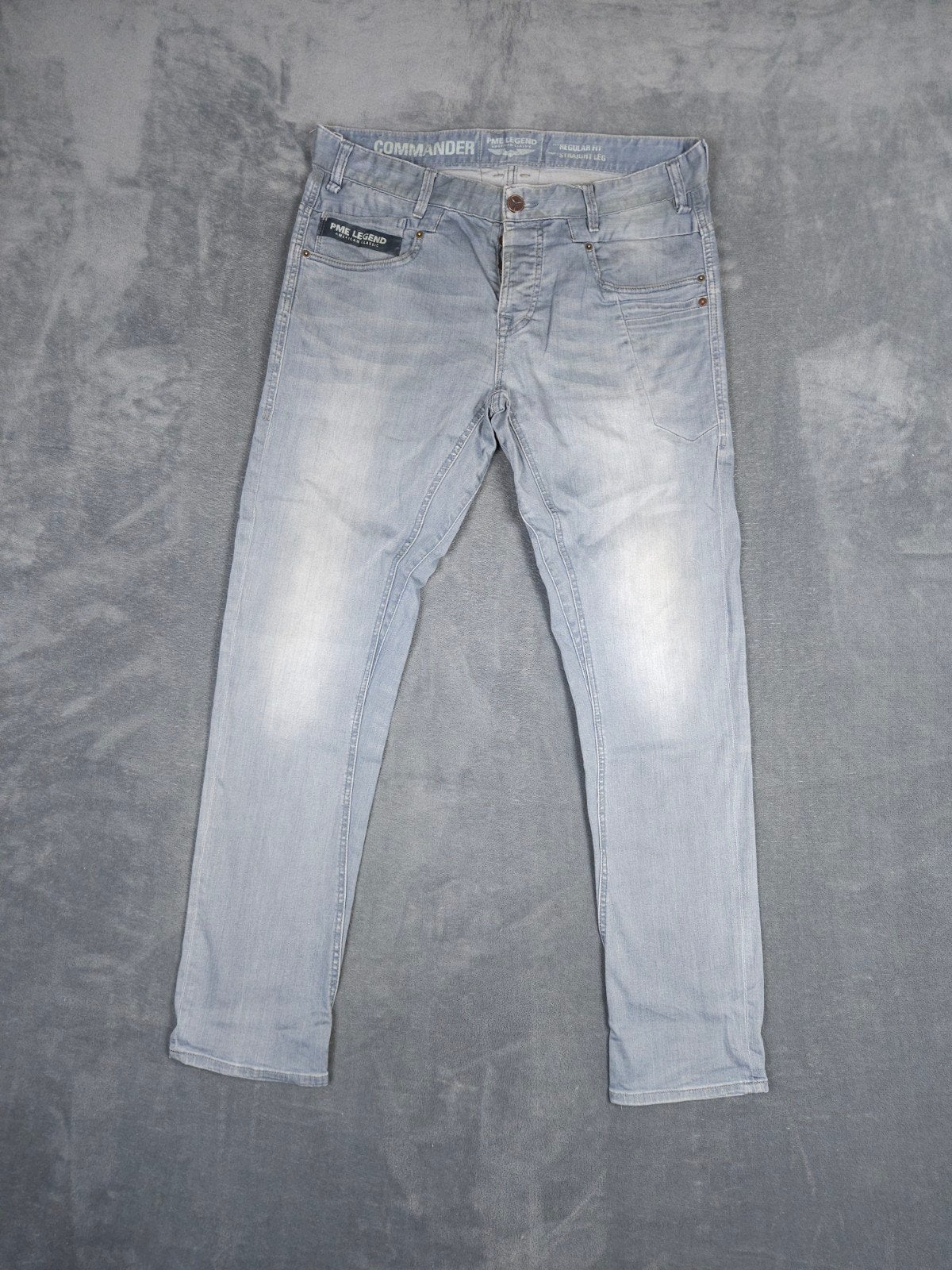 Pme Legend Broek Commander W35 L34 Regular Fit Blauw ., ., Zo goed als nieuw, ., W33 - W34 (confectie 48/50)