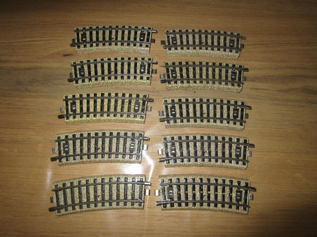 Marklin 10 gebogen railsen 5101., Wisselstroom, Gebruikt, Rails, Ophalen of Verzenden