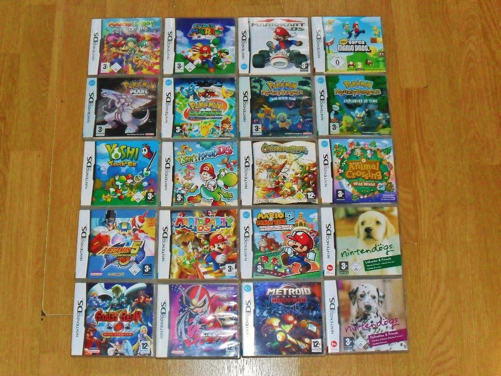 Mega Man, Pokemon, Mario kart, Donkey Kong, Rayman, DS, Sims, Spelcomputers en Games, 1 speler, Ophalen, Zo goed als nieuw, Vanaf 3 jaar